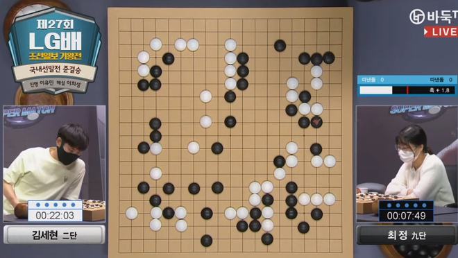 围棋LG杯最新赛况报道更新。