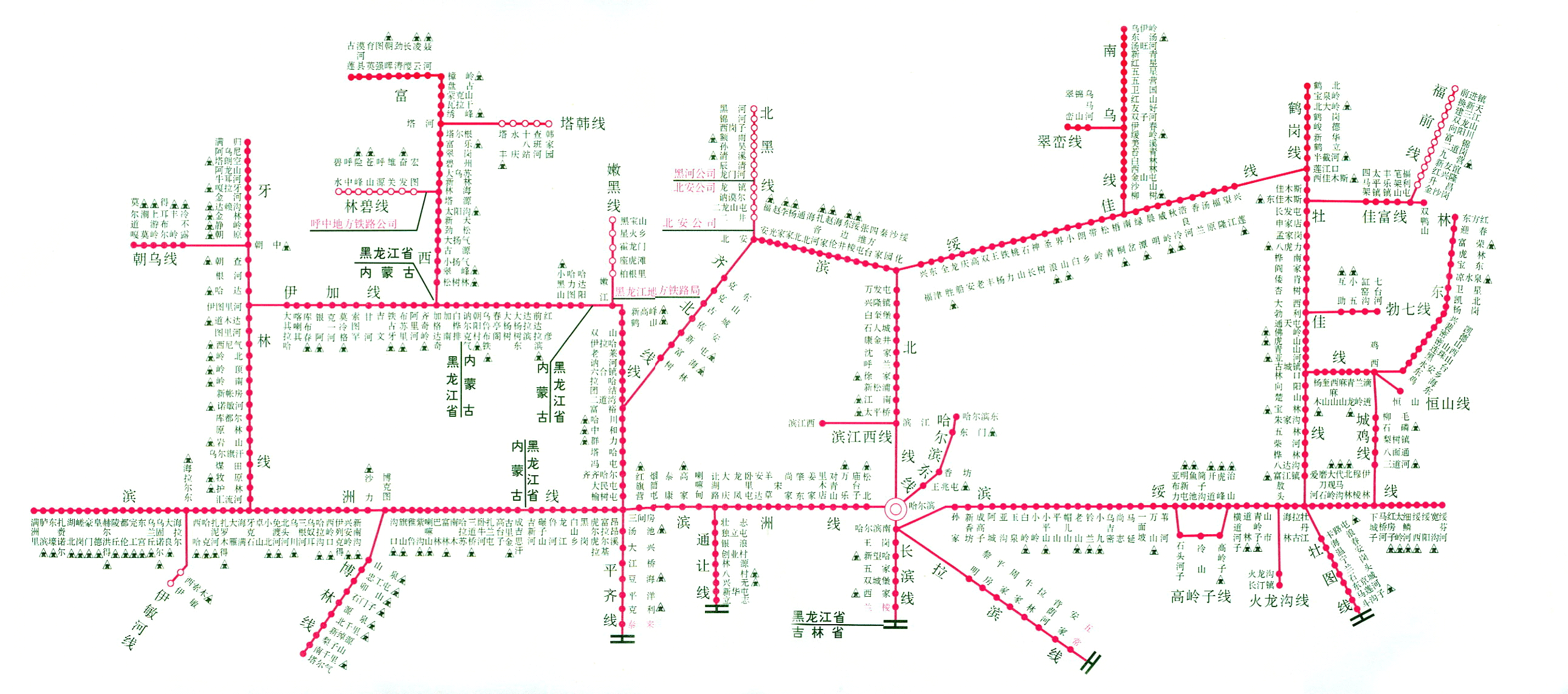 中国最新铁路地图全图概览，全面解析中国铁路交通网络布局